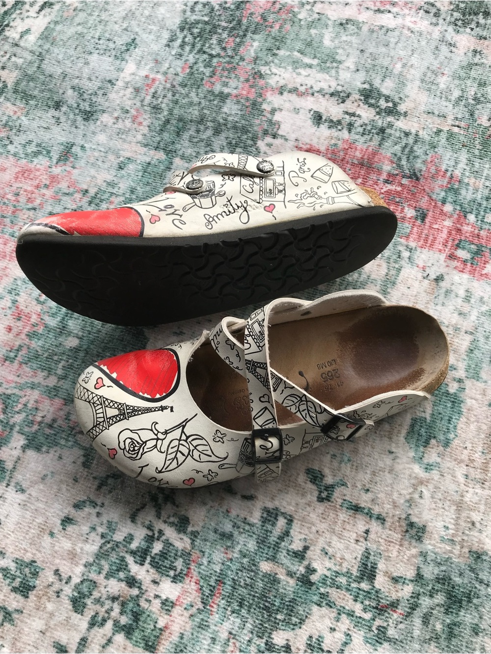 Birkenstock Birkis Dorian Paris Love LIMITED EDITION
